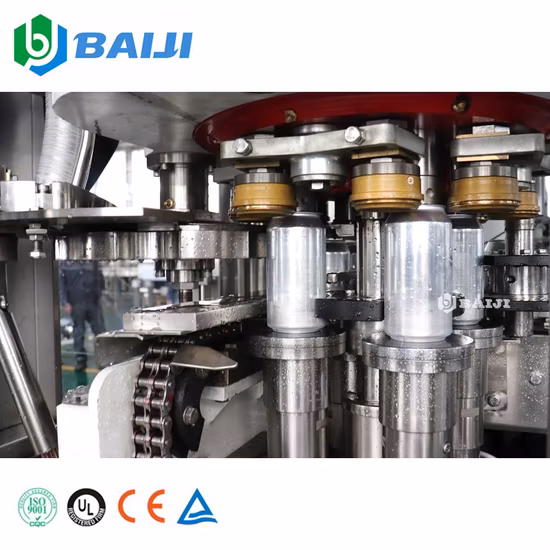 GF Can Carbonated Soft Drinks Beverage Filling Sealing Machine Canning Line Carbonated Can Filling Machine